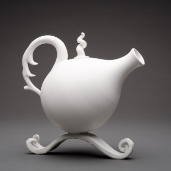  - White Funky Teapot Helen Daly-cr-340x340